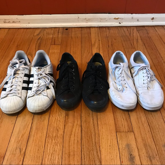 Bundle Of Shoes Adidas Converse Vans 